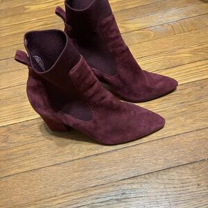 Steve Madden Burgundy Heeled Boots